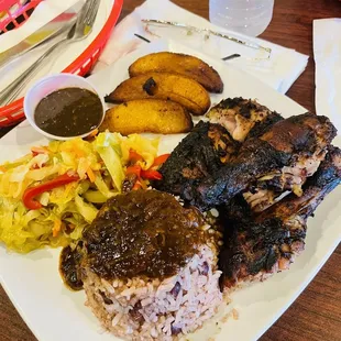Jerk chicken plate