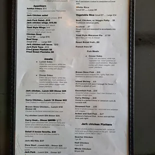May 2024 Menu Front