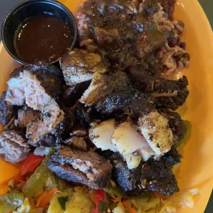 Jerk pork lunch $24