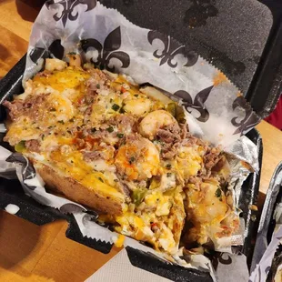 Surf &amp; Turf Loaded Potato