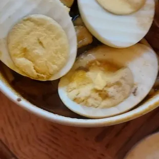 Beef Yakamein with extra eggs