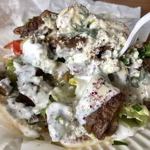 Lamb Master Sandwich with extra Meat - Yaba Yabaa