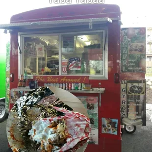 ordered the Super Sandwich.  Extra large with lots of meat.