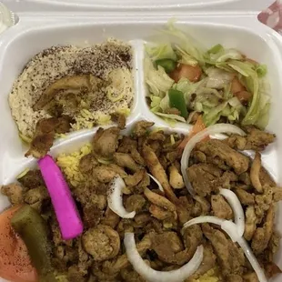 Chicken Shawarma Plate