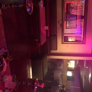 a view of the bar from above
