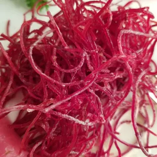 Raw Beet Noodle