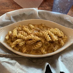 Large Cajun Queso Mac.