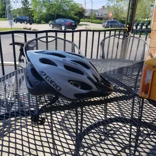 Beautiful day for a bike ride and lunch outside at yabo's