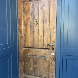 Front door at the entrance