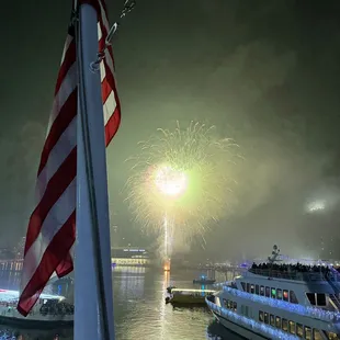 That's where you'll see the Fireworks on the 3rd deck!