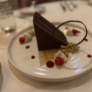 Yachtsman Signature Chocolate Cake large enough to share.