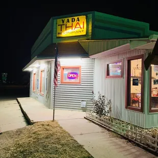 Front of restaurant