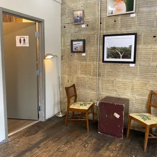 two chairs and a table