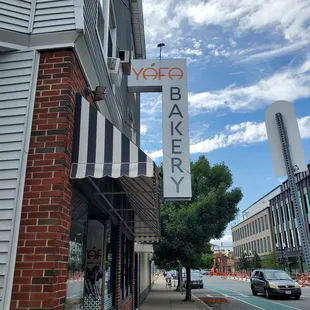 Exterior of restaurant