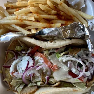 Chicken Gyro Sandwich