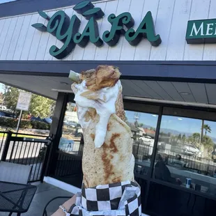 Chicken shawarma wrap