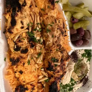 Chicken tawook plate