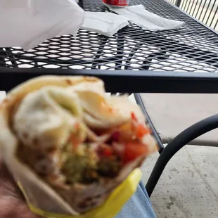 Falafel wrap