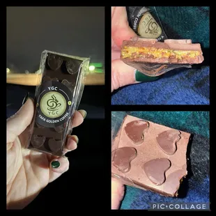 Dubai Chocolate Bar - tiny, very little filling, and it turned gray once thawed :(