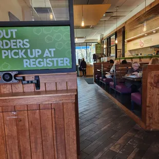 Inside front entrance