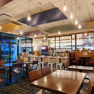 the interior of a restaurant