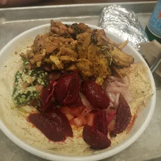 Build Your Own Hummus Bowl