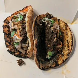 Kibbeh Pita Tacos | Instagram: @telephonesmoothie