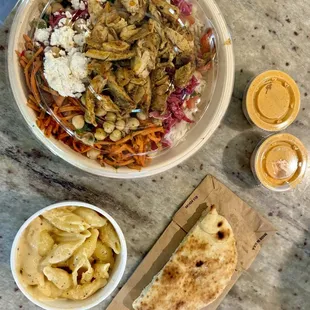 Bowl with a side of Mac &amp; Cheese