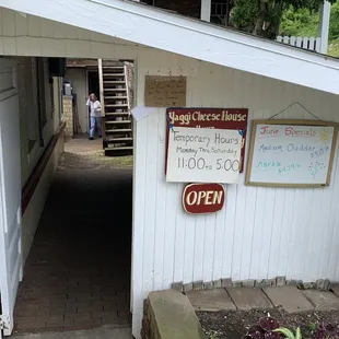 Doorway leading to entrance
