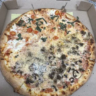 a pizza in a box