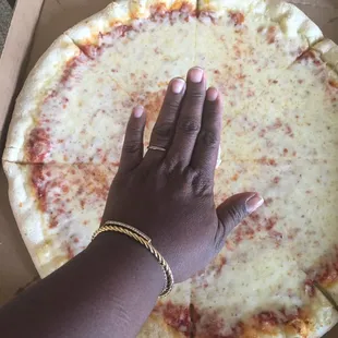 Cheese pizza- Light bake (yummmm my favorite)