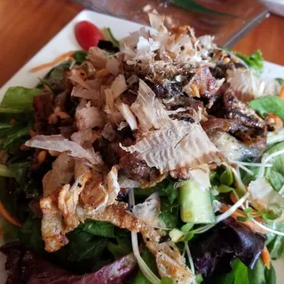 Salmon Skin Salad