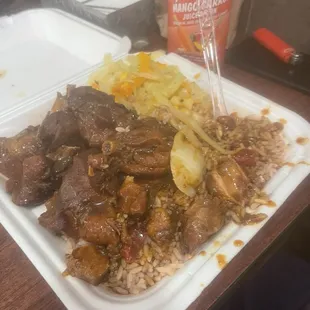 Stewed Brown Stew Chicken