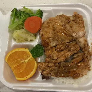 Chicken plate.