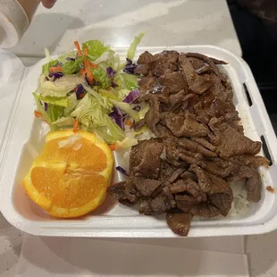 Steak plate.