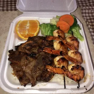 Yaho Special - beef ribs and shrimp BOMB