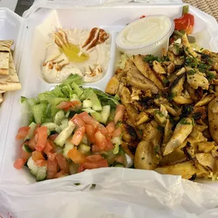 Chicken Shawarma Plate