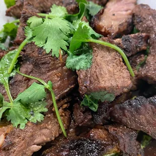 Grilled beef appetizer