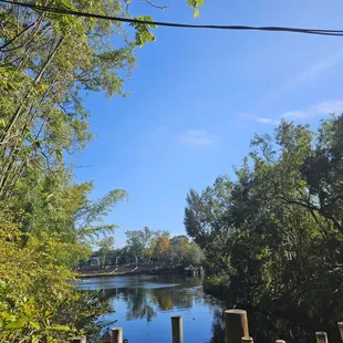 outside