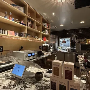 interior, sushi and sashimi