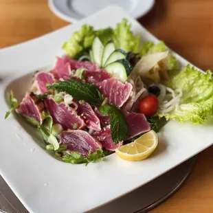 a plate of food