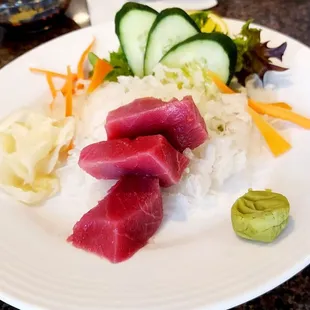 Wonderful Blue fin tuna sashimi