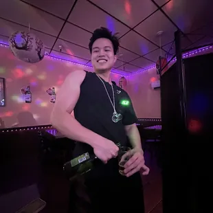 I believe this was Albert!! Fun and engaging server!