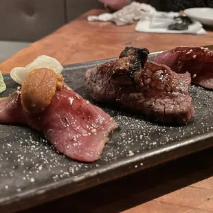 Uni Beef Sushi