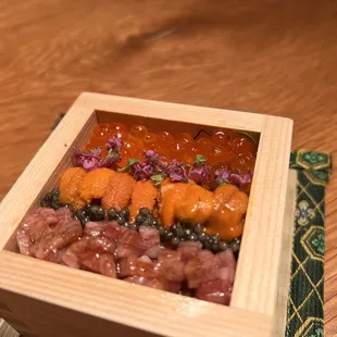 Seafood Wagyu Don - tasty but not so special, like that don that you could have anywhere