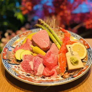 A5 Wagyu + King Crab leg