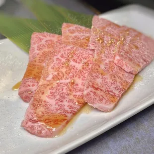 a close up of a plate of food