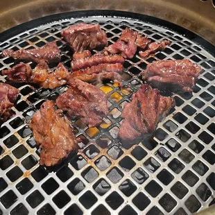 Diamond cut kalbi.   Super yummy