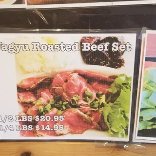 Wagyu Roasted Beef Set