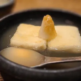 a bowl of food
